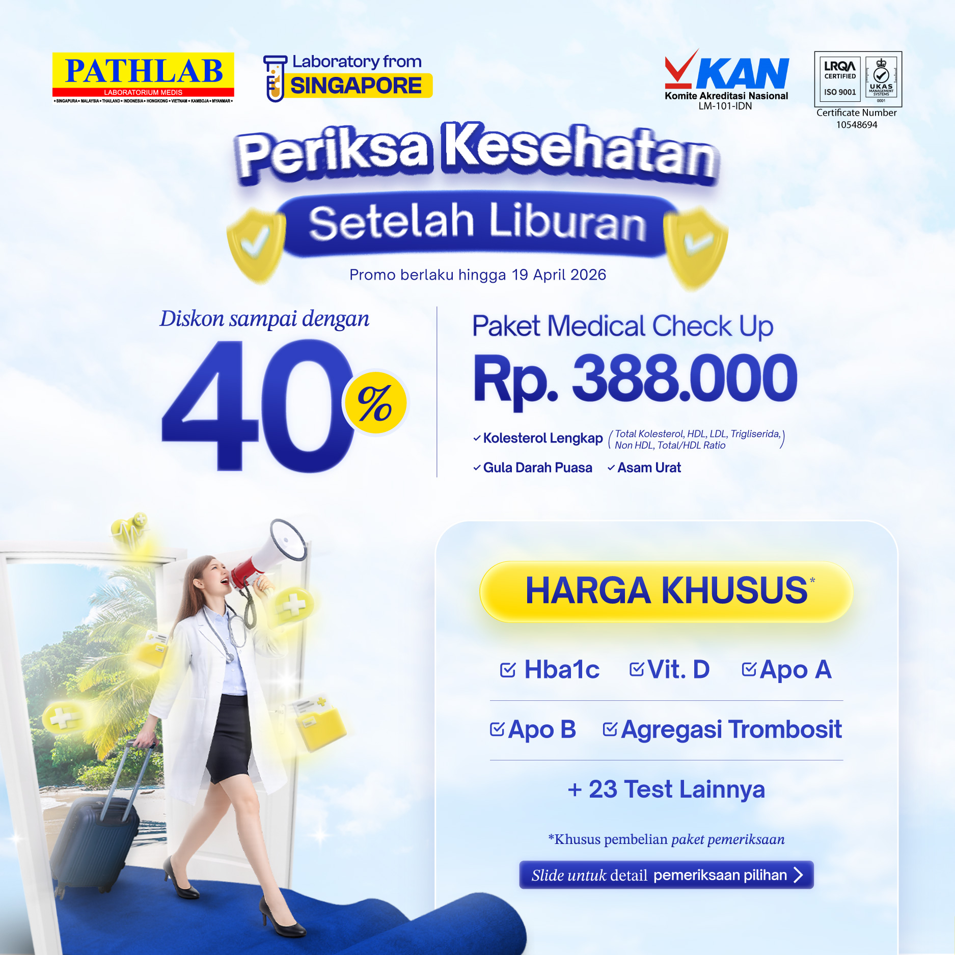 Periksa Kesehatan Setelah Liburan